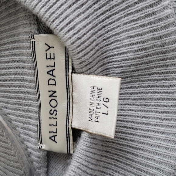 ALLISON DAILEY SWEATER SZ LG CABLE KNIT STYLING - Picture 6 of 6